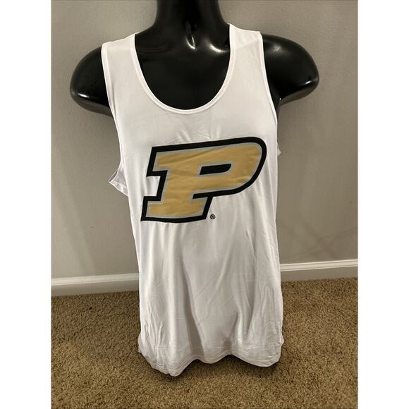Nike PURDUE BOILERMAKERS MENS SZ Medium TRACK & FIELD XC SINGLET TANK Running - Picture 2 of 5